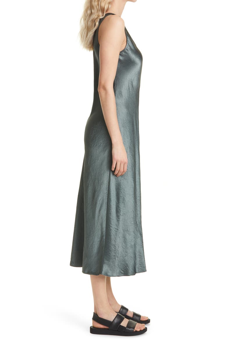 Satin Slipdress, Alternate, color, GREEN