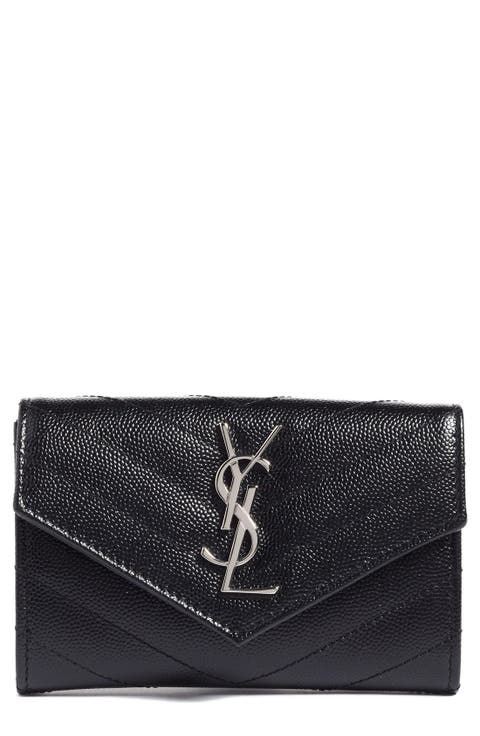 Small Monogram Leather French Wallet