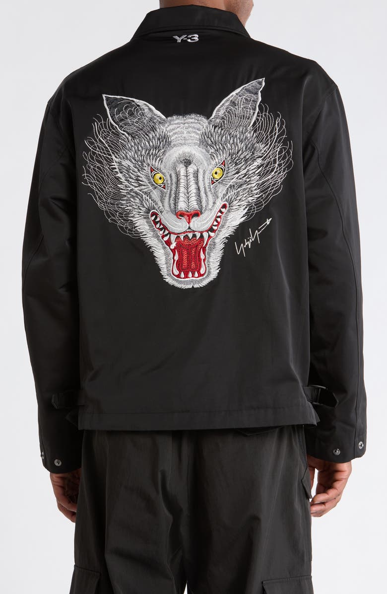 Y-3 x Mercedes-AMG Petronas F1 Jacket, Alternate, color, Black