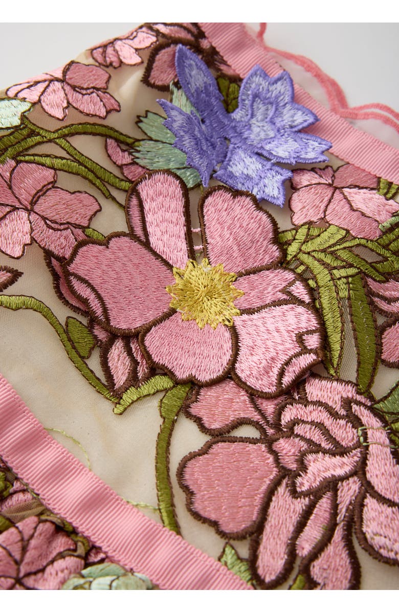 Marlo Kids Bonnie Embroidered Mini Skirt, Alternate, color, Floral