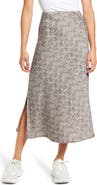 WAYF x BFF Chelsea Side Slit Midi Slip Skirt
