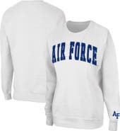 COLOSSEUM Women's Colosseum White Air Force Falcons Campanile Pullover Sweatshirt