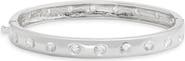Nordstrom Cubic Zirconia Hinge Bangle Bracelet