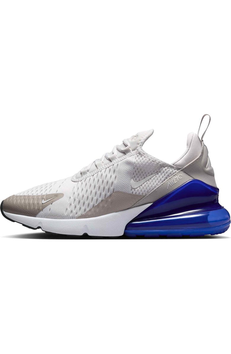 Nike Air Max 270 Sneaker, Alternate, color, 031 Vast Grey/College Grey/Racer Blue/Summit White