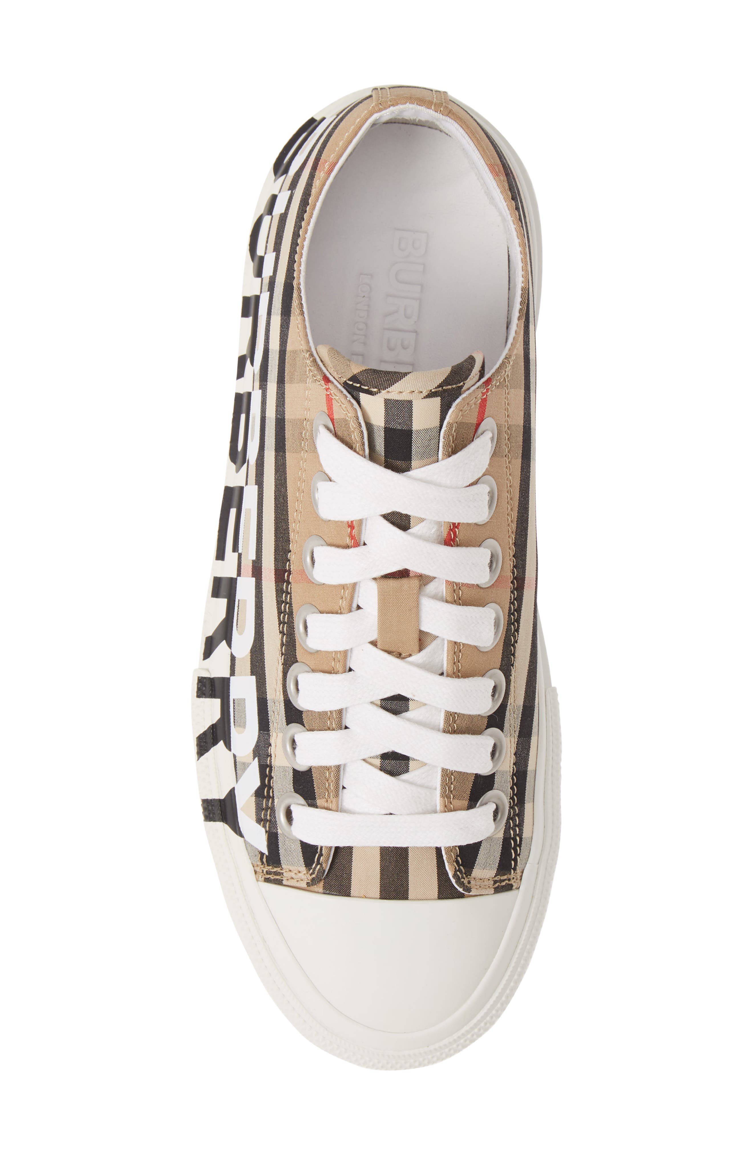 Burberry Logo Print Platform Sneaker, Alternate, color, 