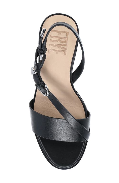 Frye Rachel Slingback Wedge Sandal In Black