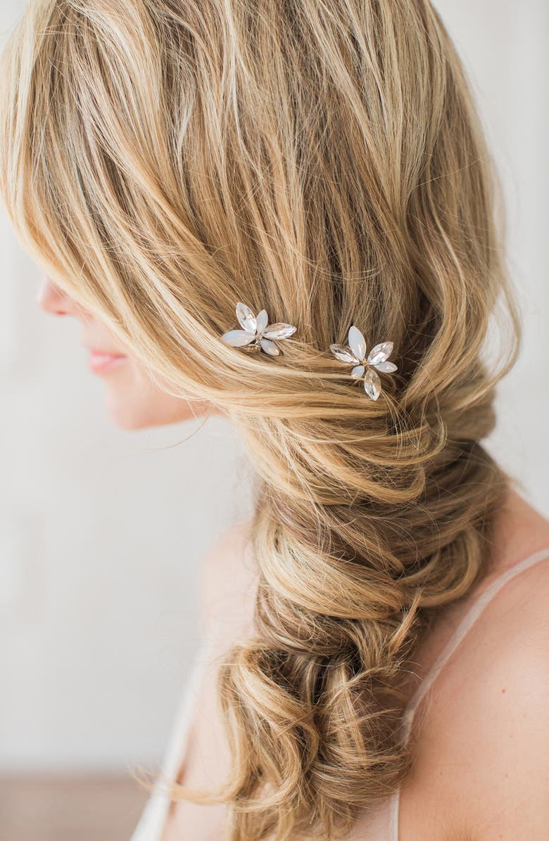 Brides & Hairpins Chrysa Set of 2 Hair Pins, Alternate, color, 