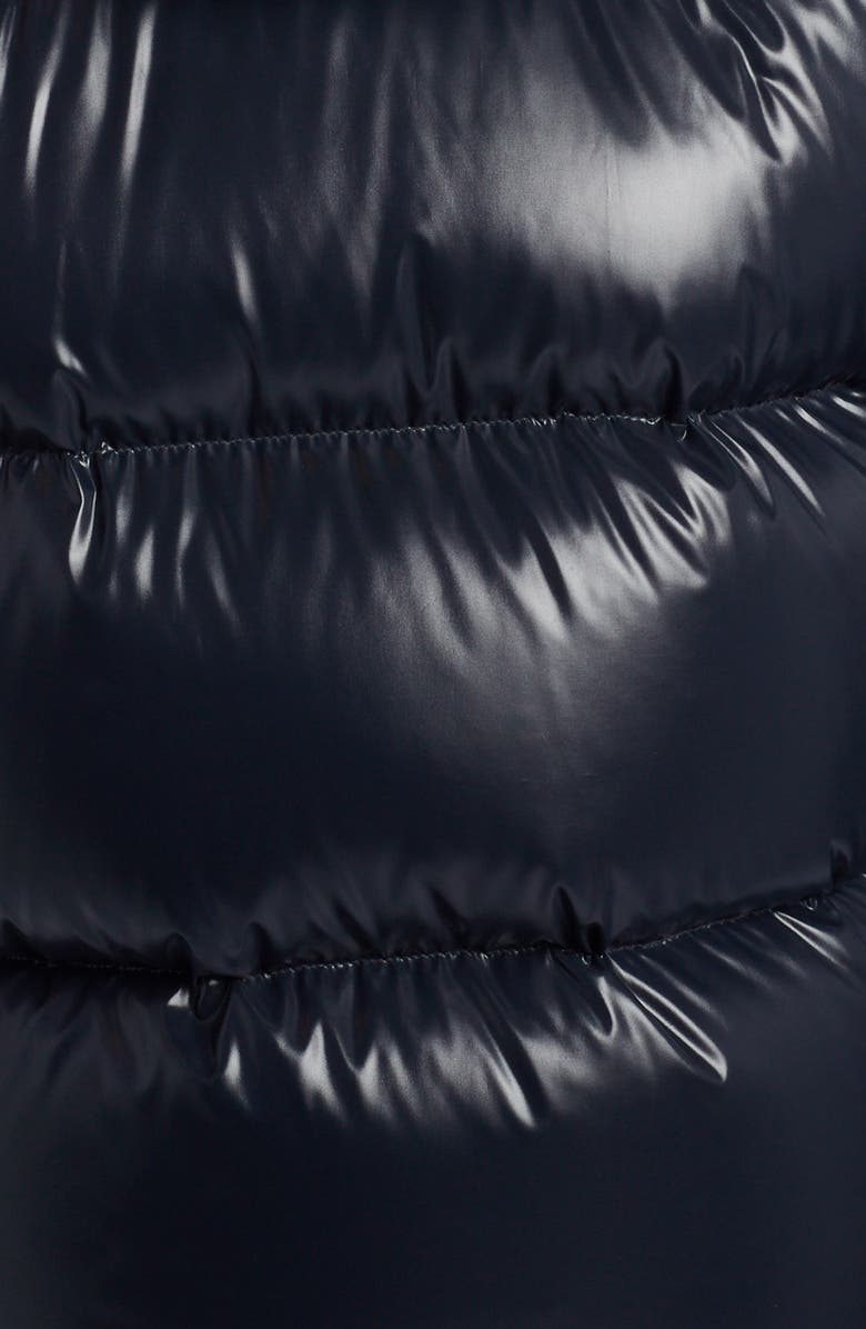 Moncler Coutard Lacquered Down Jacket, Alternate, color, 