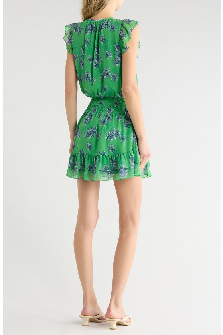 Knox Fern Tiered Dress, Alternate, color, BRIGHT FERN COMBO