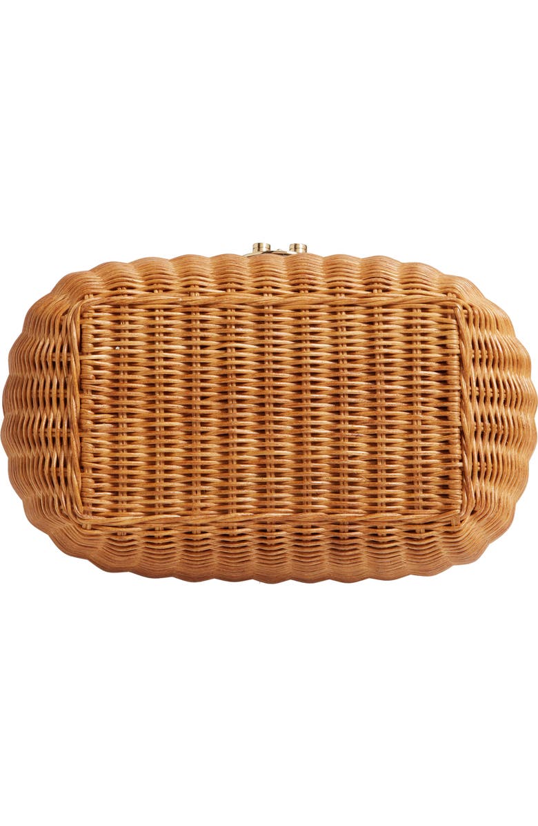 Miu Miu Midollino Woven Wicker Bag, Alternate, color,