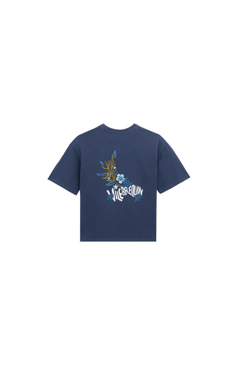 Vilebrequin Kid's Textured Gummy Logo Cotton T-Shirt, Alternate, color,