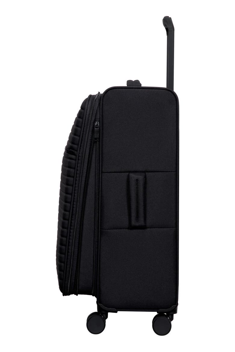 Lineation 25-Inch Softside Suitcase, Alternate, color, BLACK