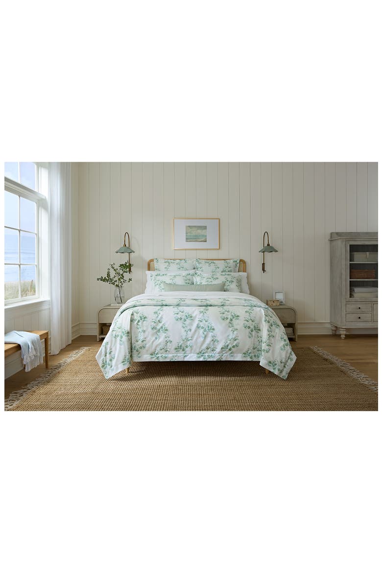 Rosa King Duvet Cover, Alternate, color, POOLSIDE