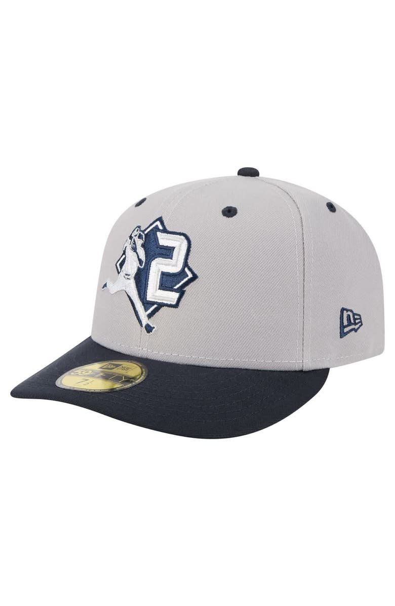 New Era Men's New Era Derek Jeter Gray New York Yankees 59FIFTY Fitted Hat, Alternate, color,