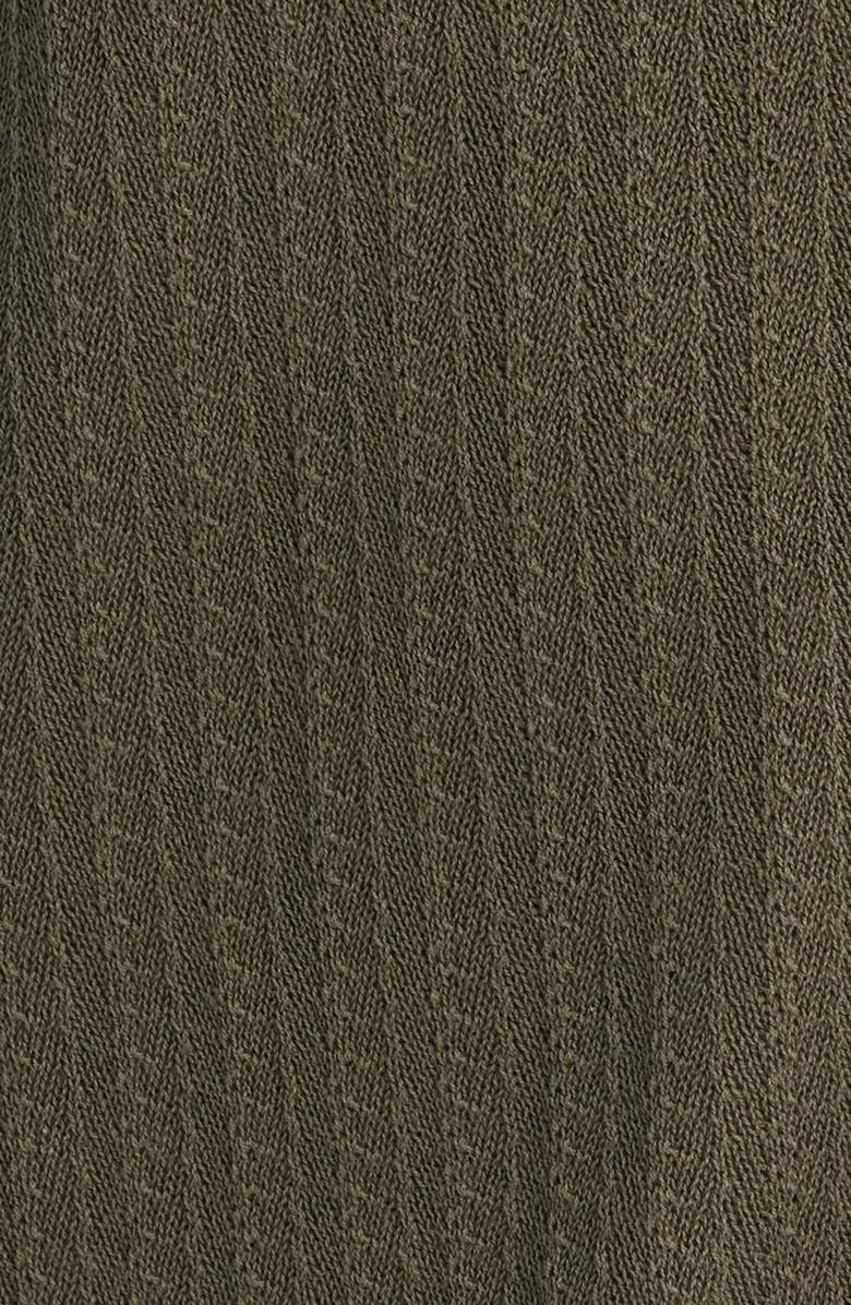 NN07 Nalo 6561 Short Sleeve Knit Cotton Button-Up Shirt, Alternate, color, Capers