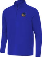 ANTIGUA Men's Antigua Royal Golden State Warriors Intent Quarter-Zip Top