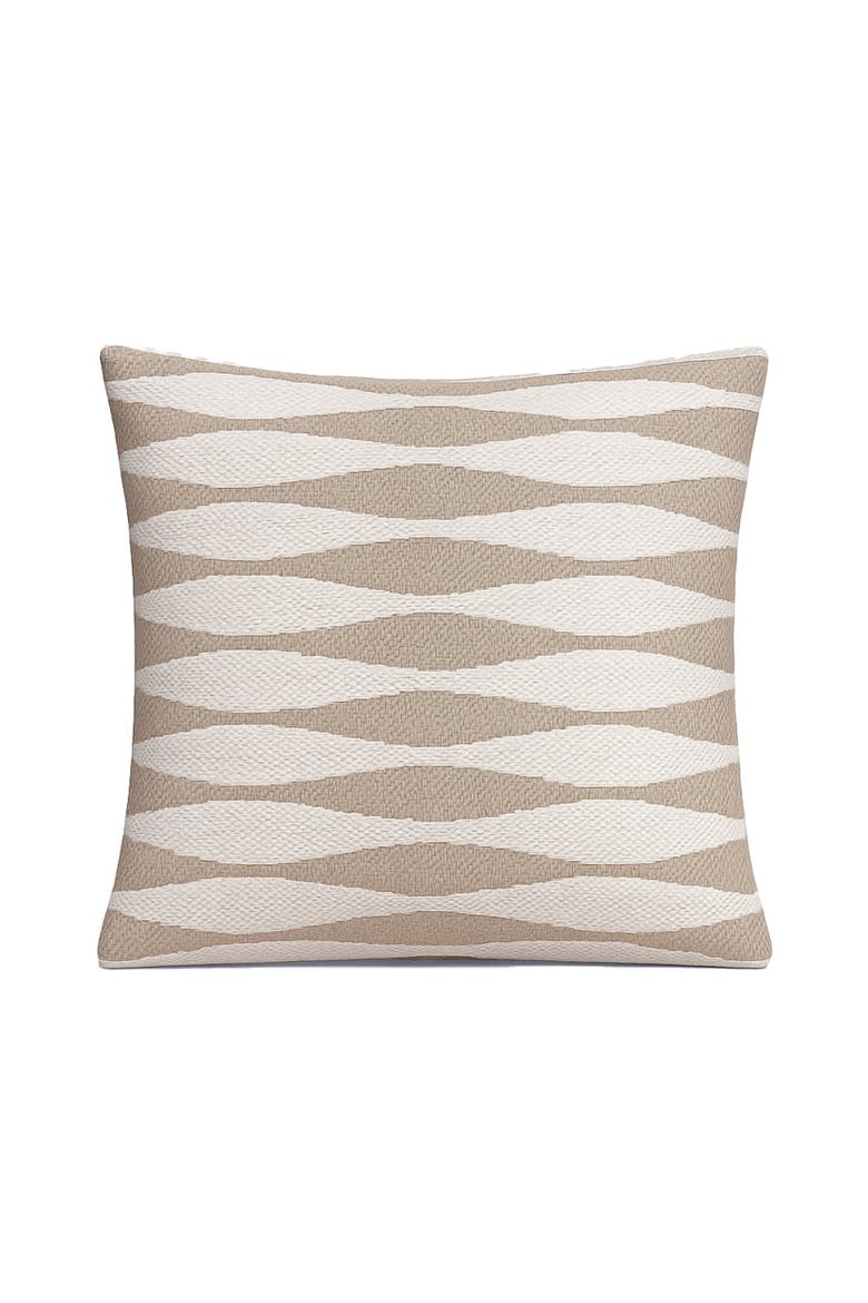Serene Wave Pillow, Main, color, Rustic Beige