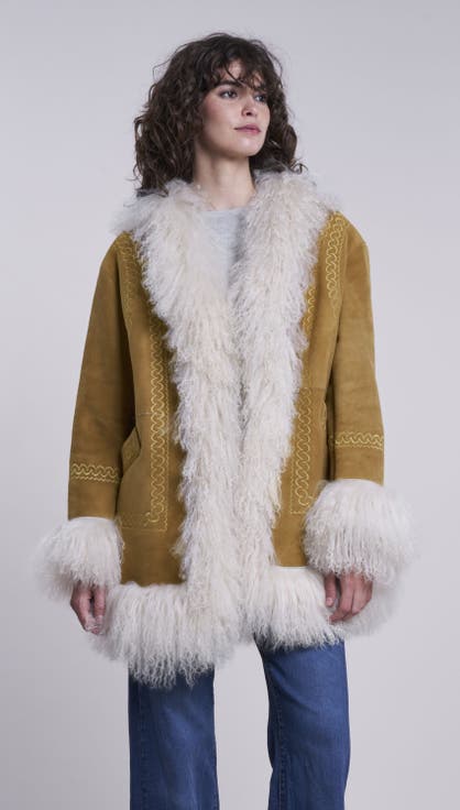 Genuine Shearling Coat