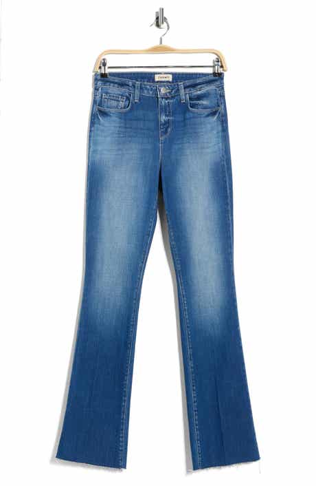 L'AGENCE Ruth Raw Hem Straight Leg Jeans