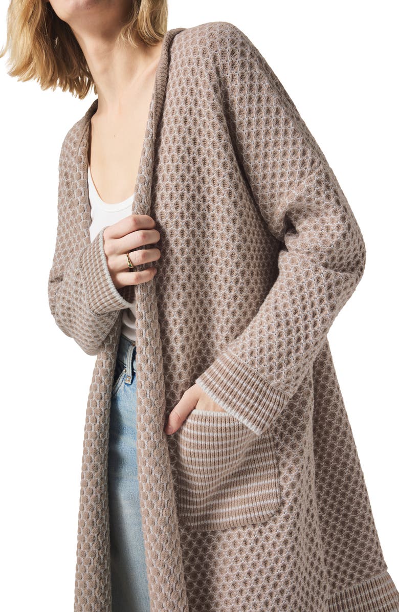 Splendid Davina Pattern Open Front Cardigan, Alternate, color,