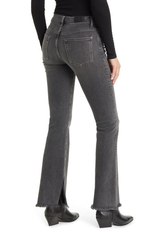 7 For All Mankind Tailorless Ultra High Waist Bootcut Jeans In Red