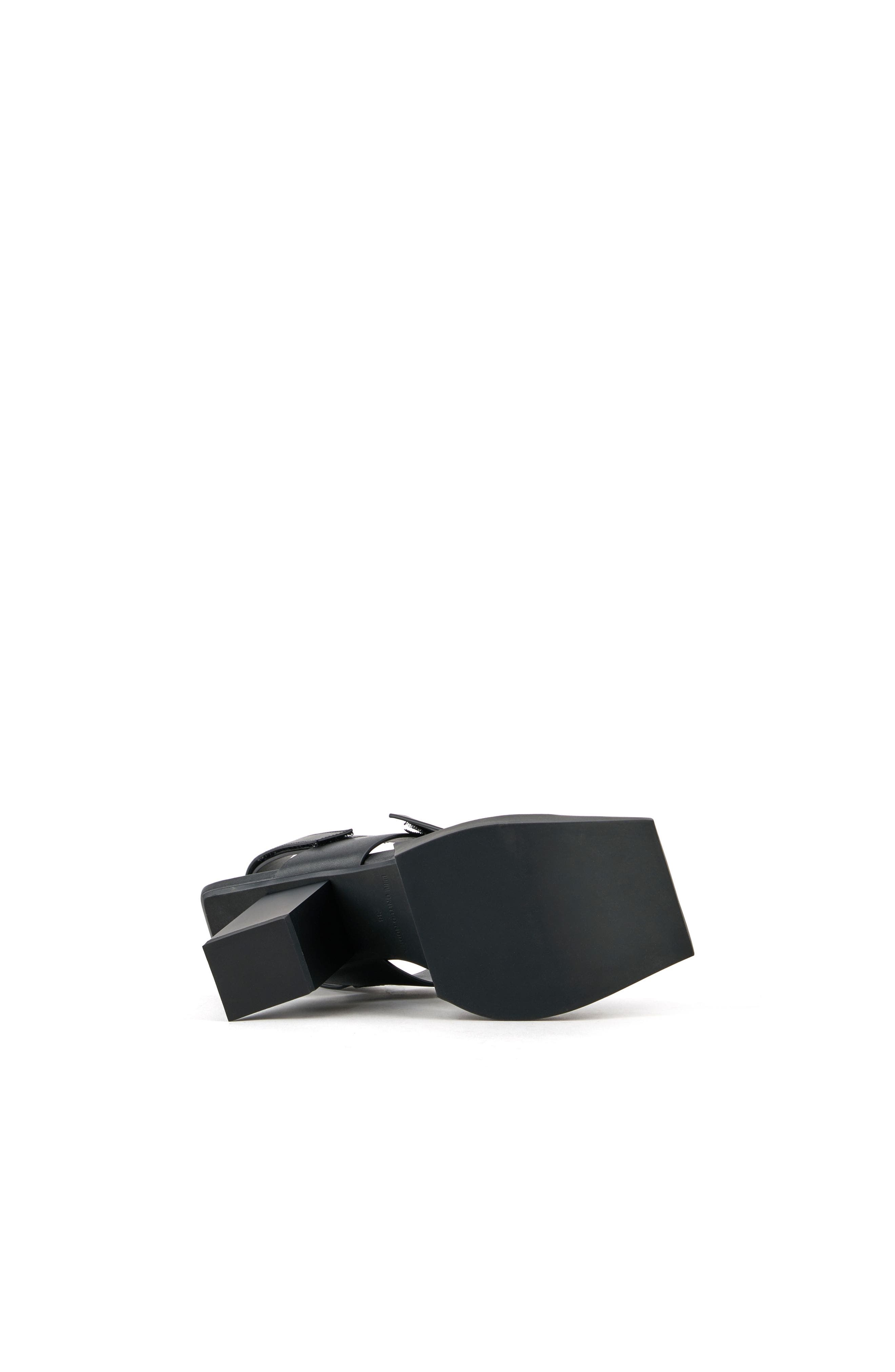Construct Hi Sandals, Alternate, color, Black