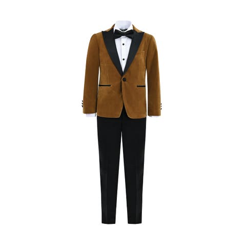 Velvet Suit with Peak Lapel (Toddler, Little Kid & Big Kid)