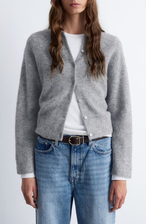 Alpaca & Wool Blend Cardigan