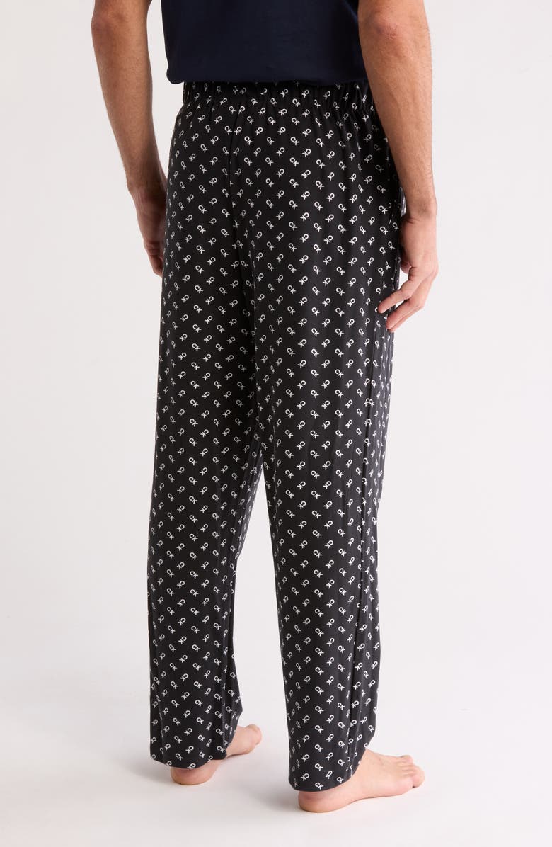 Calvin Klein Comfort Fleece Pajama Pants, Alternate, color, Rotating Ck