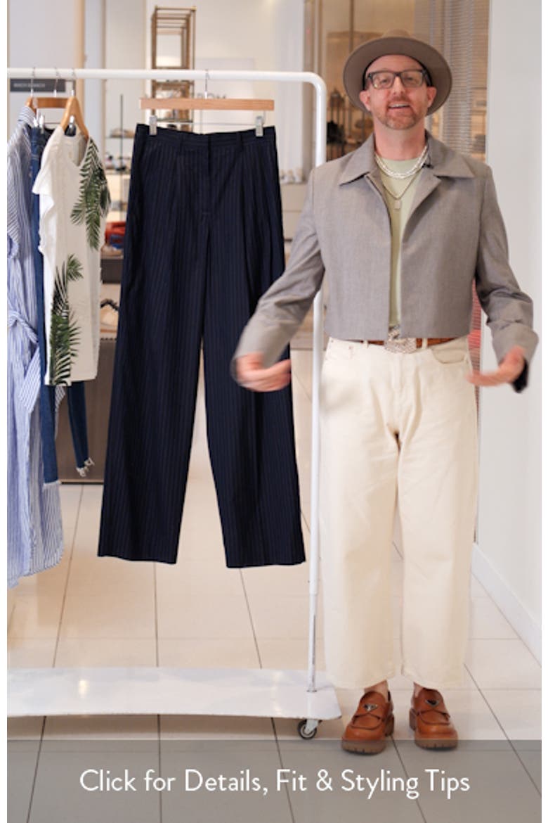 Pleated Wide Leg Pants video