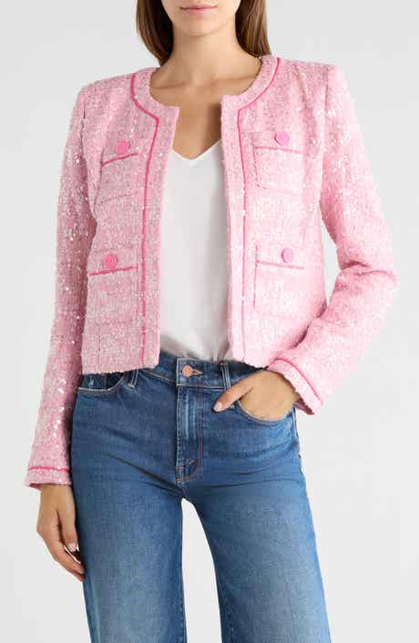 Niko Bracelet Sleeve Tweed Jacket