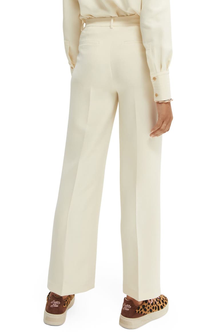 Edie Wide Leg Trousers, Alternate, color, VANILLA