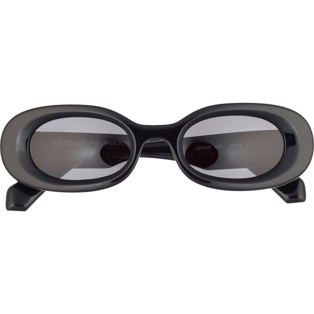 Off-white Amalfi 49mm Oval Sunglasses