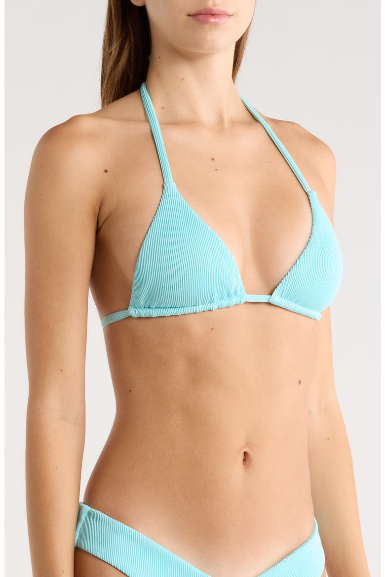 Slider Triangle Bikini Top, Alternate, color, CALYPSO BLUE