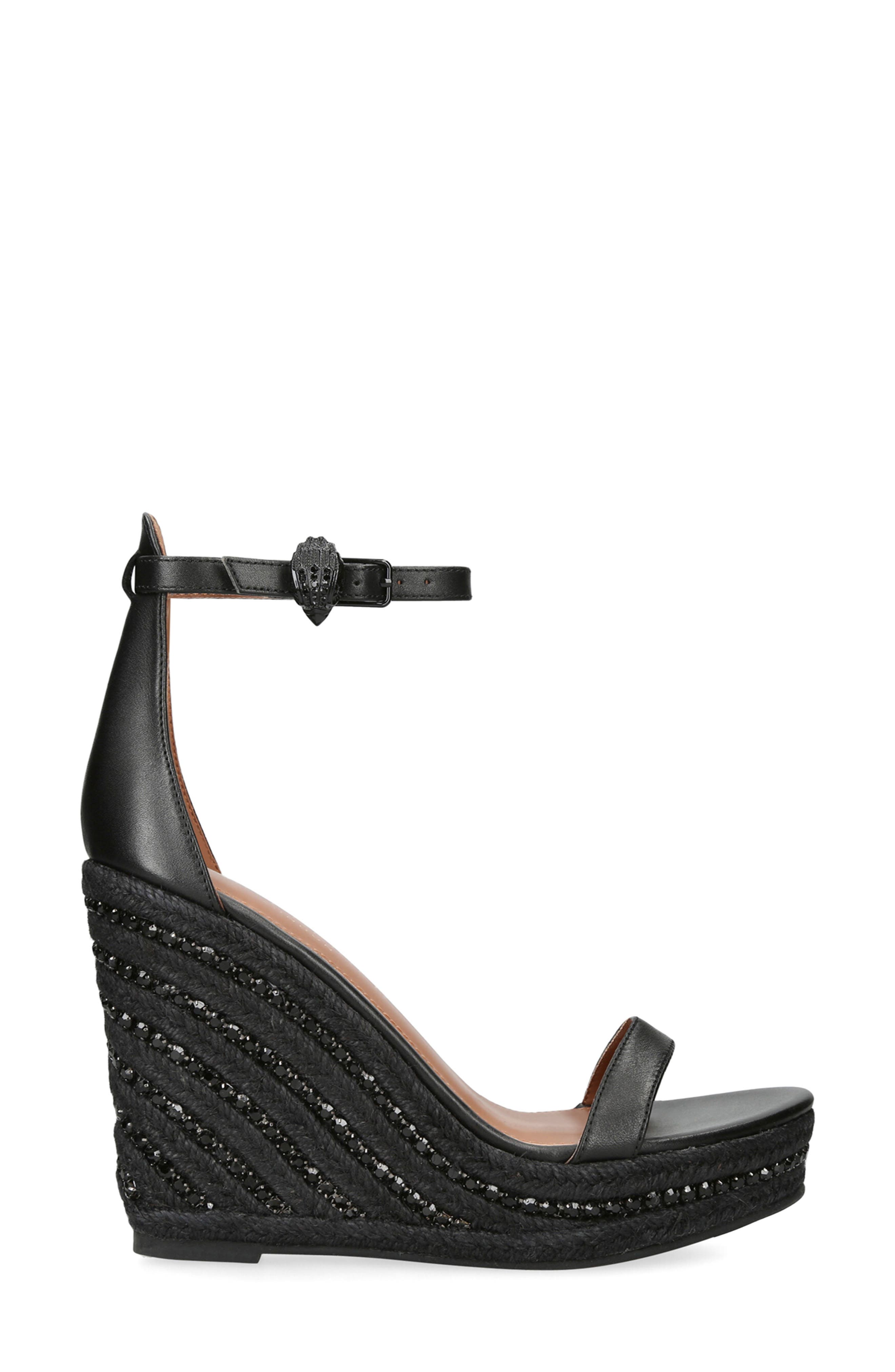 Kurt Geiger London Shoreditch Espadrille Platform Wedge Sandal, Alternate, color, 