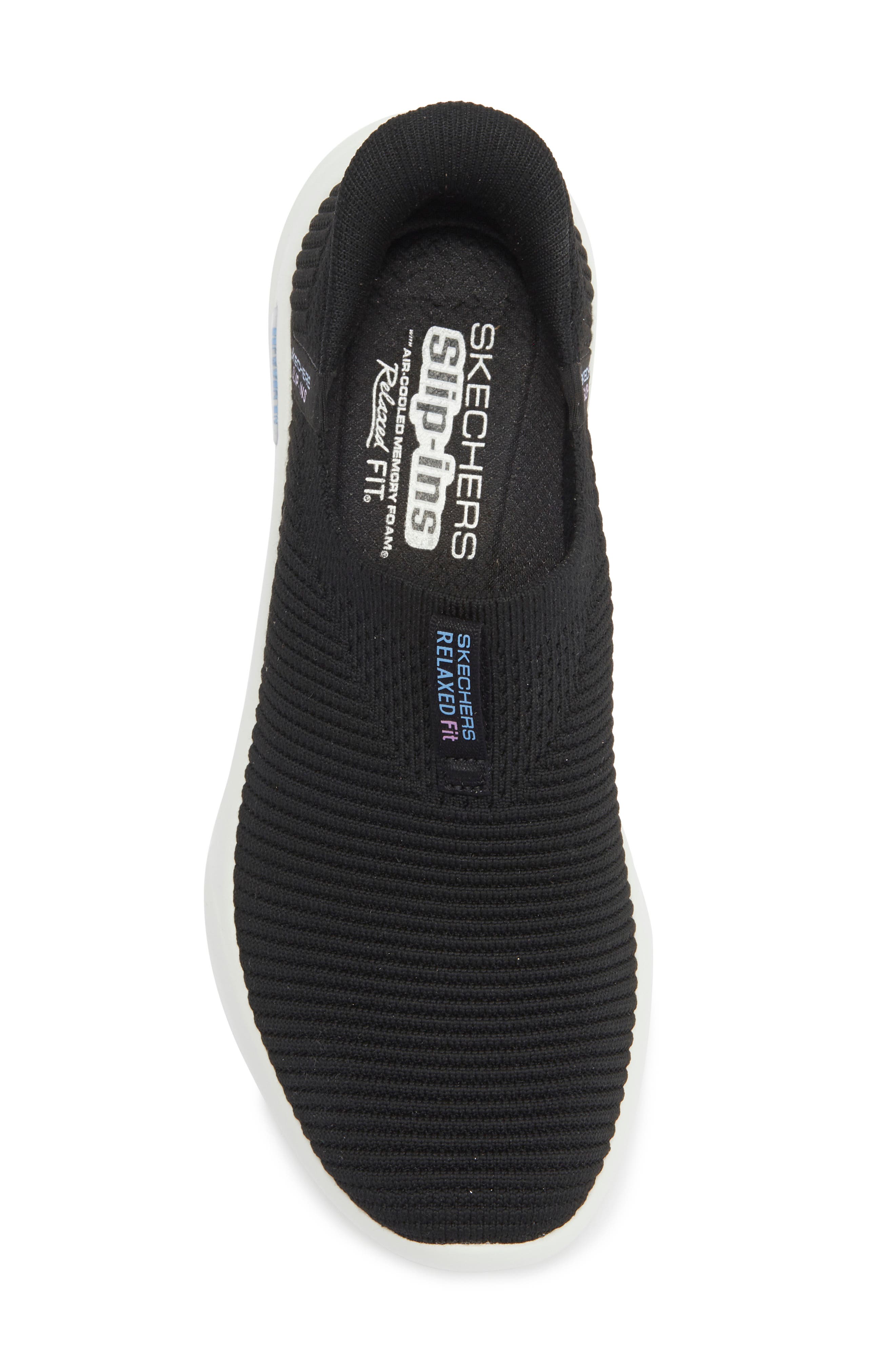 SKECHERS Slip-Ins<sup>®</sup> Relaxed Fit<sup>®</sup> Slip-On Sneaker, Alternate, color, Black