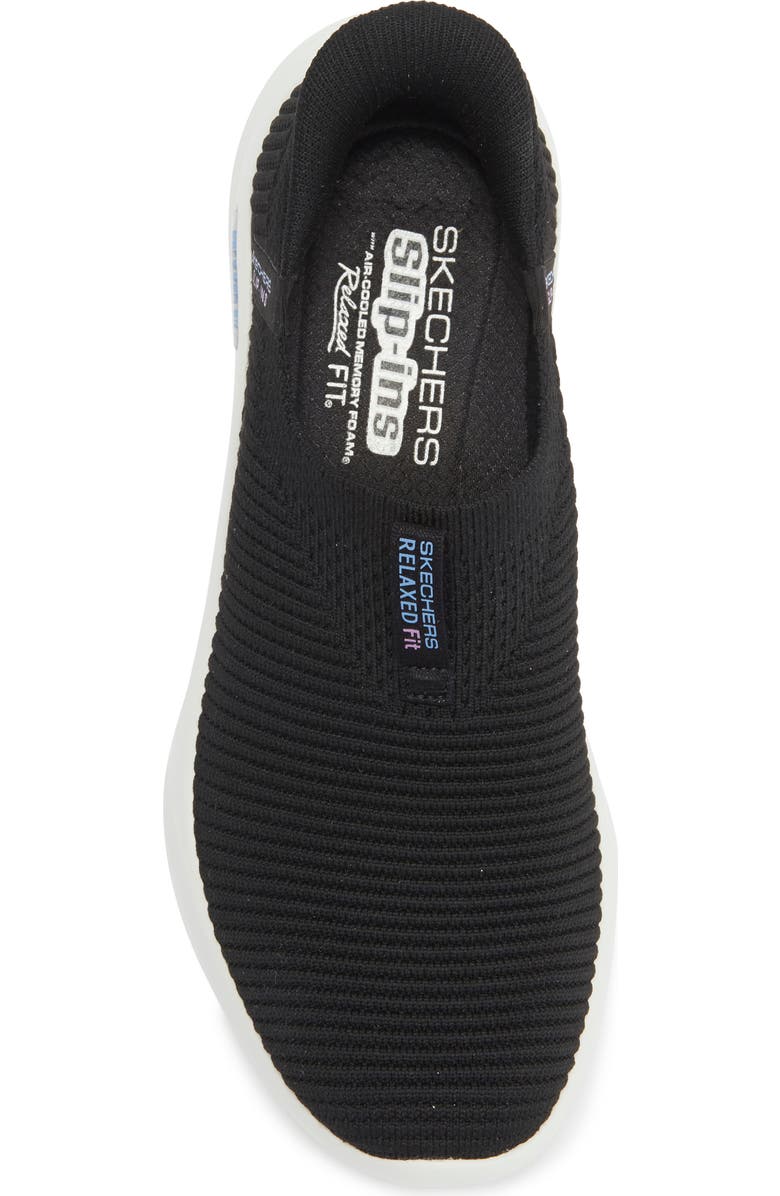 SKECHERS Slip-Ins<sup>®</sup> Relaxed Fit<sup>®</sup> Slip-On Sneaker, Alternate, color, Black