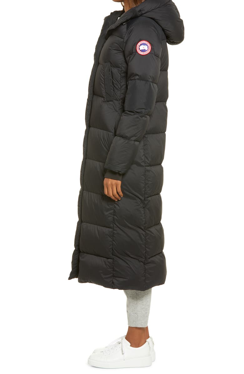 Canada Goose Alliston Water Repellent 750 Fill Power Down Long Hooded Parka, Alternate, color,