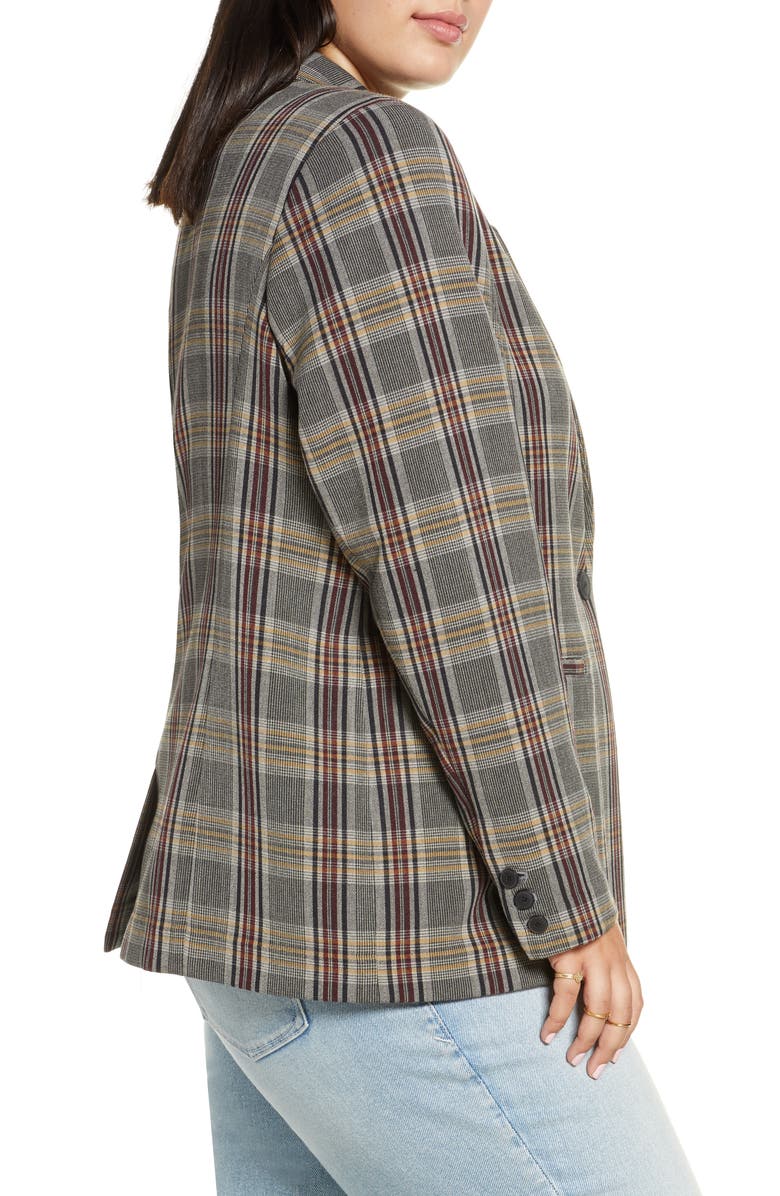 Treasure & Bond Menswear Plaid Blazer, Alternate, color, 