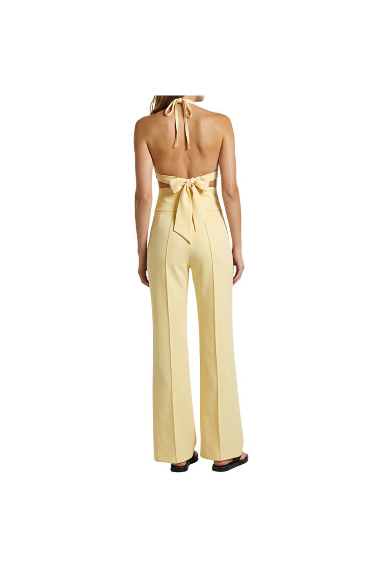 The Aurelia Wide-Leg Trousers, Alternate, color, PALE YELLOW