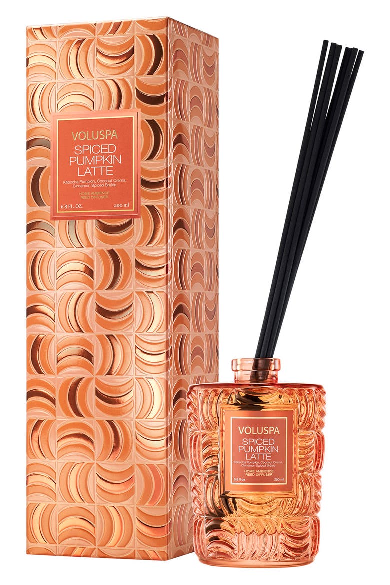 Spiced Pumpkin Latte Reed Diffuser, Main, color, NO COLOR