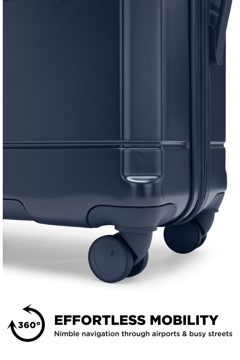 Cheerful Cruiser 3-Piece Expandable Hardside Spinner Luggage Set | Navy, Alternate, color, Navy