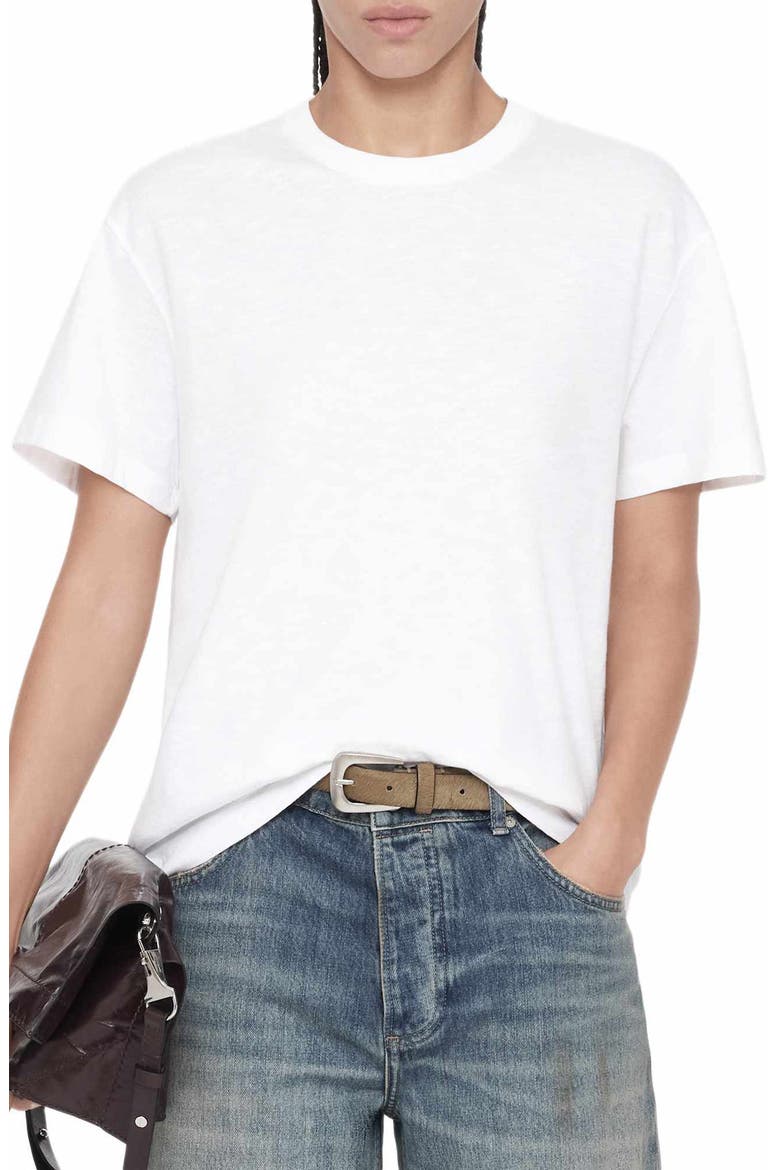 Addi Cotton T-Shirt, Main, color, OPTIC WHITE