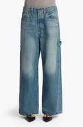 Khaite Sowen Distressed Wide Leg Carpenter Jeans