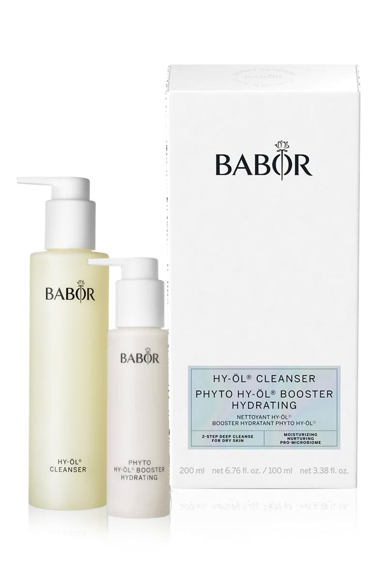 BABOR HY-ÖL<sup>®</sup> Cleanser & Phyto HY-ÖL Booster Hydrating Set $74 Value, Main, color, 