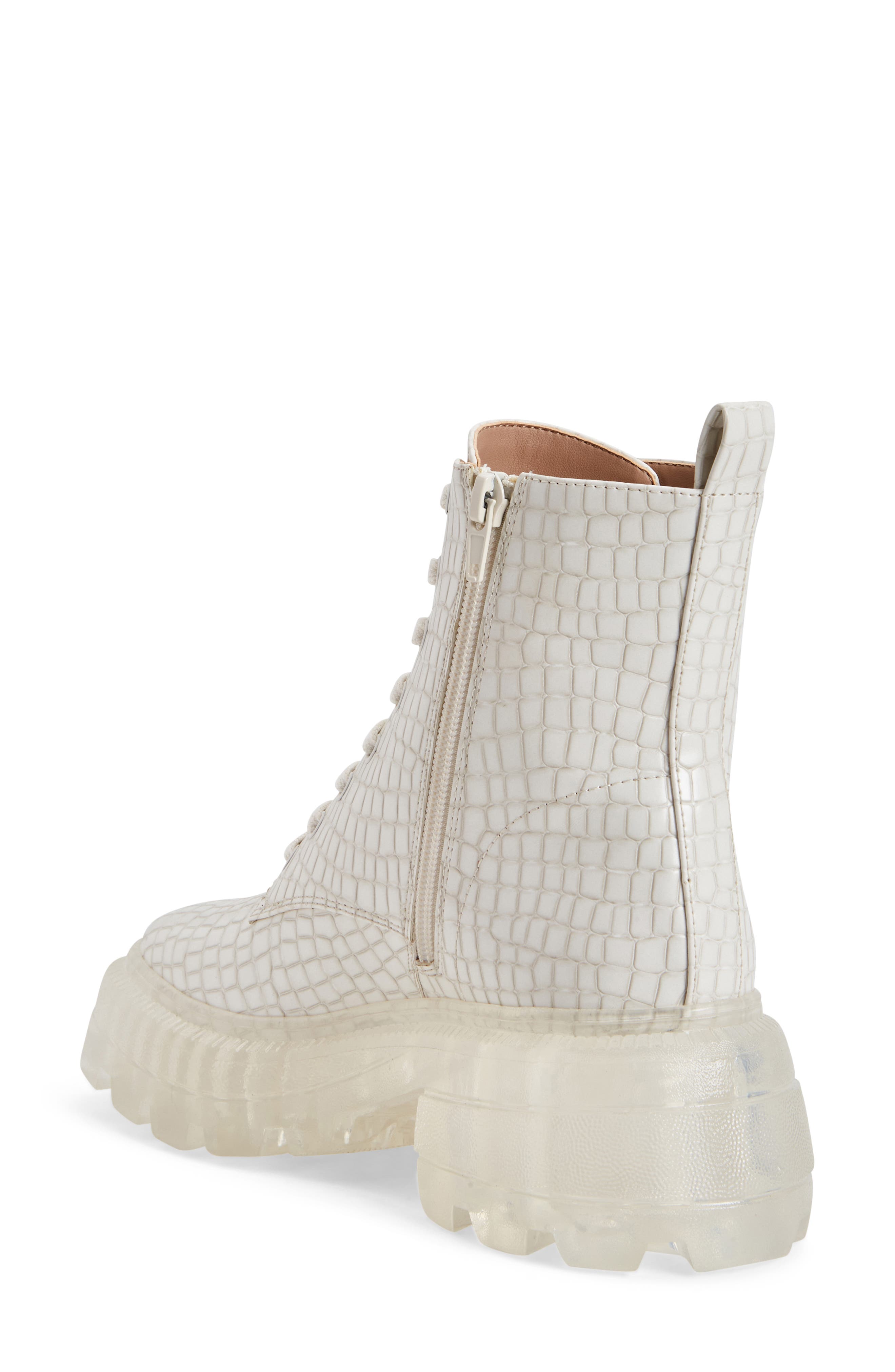 The Geli Combat Boot, Alternate, color, COTTON