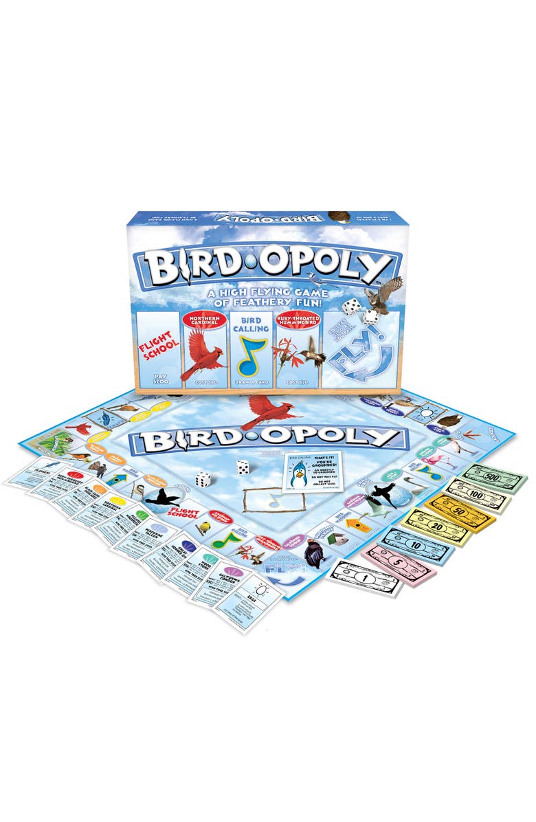 Late for the Sky Birdopoly Family Board Game, Alternate, color, Multicolored