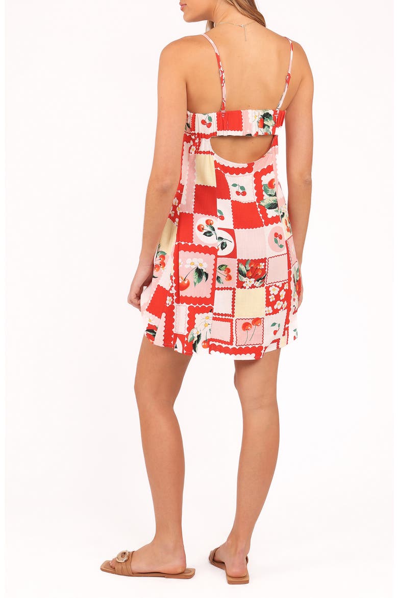 Loredana A-Line Minidress, Alternate, color, CHERRY