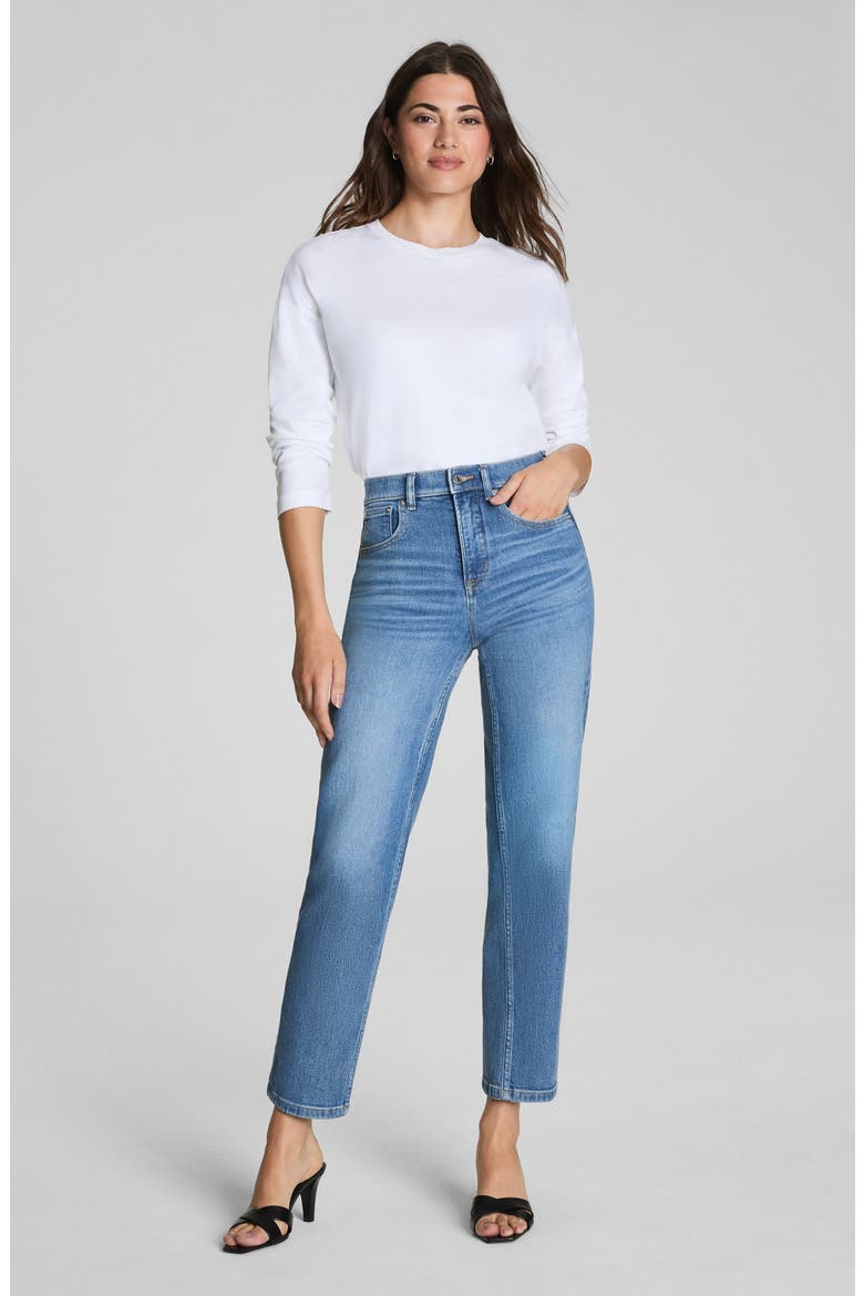 SPANXshape™ Authentic 360 High Waist '90s Straight Leg Jeans, Alternate, color, ELYSIAN