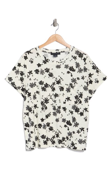 Cotton Blend Pocket T-Shirt (Plus)